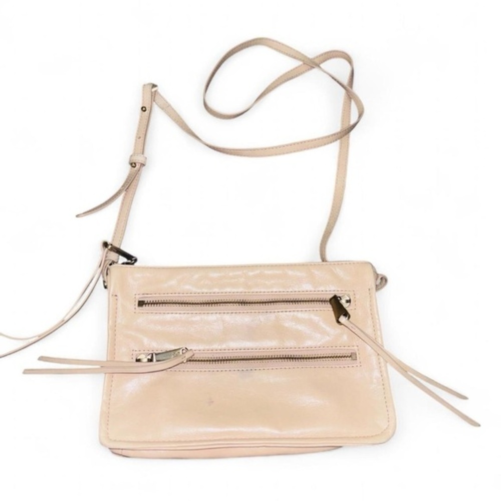 Hobo Mission Cream Leather Crossbody Bag